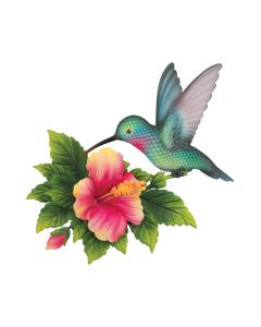 Hummingbird/Hibiscus Wall Decor 