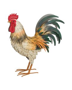 Buff Rooster Decor MED