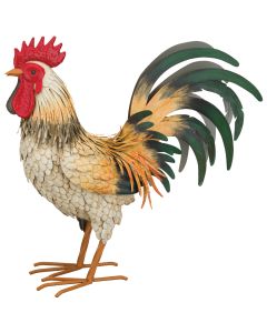 Buff Rooster Decor LG