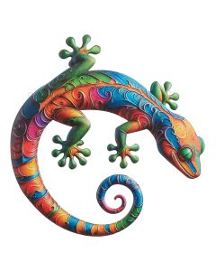 Burano Gecko Wall Decor 16" - Multi