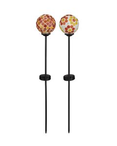 Mosaic Solar Stake Set/2- Golden