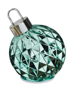 Glow Ornament SM - Iridescent Teal