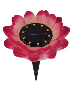 Flower Solar Path Light - Red