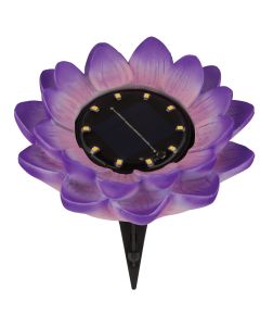 Flower Solar Path Light - Purple