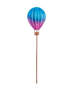 Hot Air Balloon Plant Pick - Purple