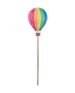 Hot Air Balloon Plant Pick - Rainbow