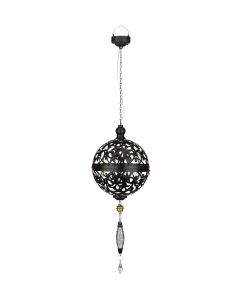 Moroccan Solar Lantern MED - Black
