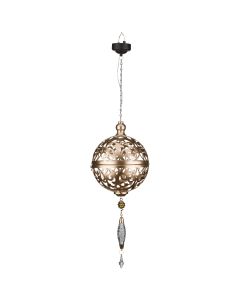 Moroccan Solar Lantern MED - Gold