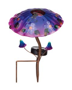 Mushroom Solar Stake - Ladybug