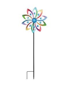 12" Wind Spinner Stake - Prism Petal