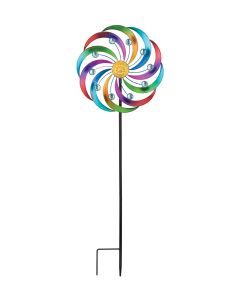 12" Wind Spinner Stake - Kaleidescope