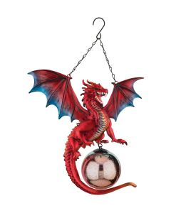 Dragon Solar Hanging Lantern - Red
