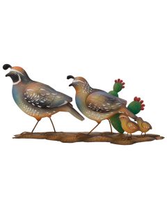 Quail Family Parade Decor 