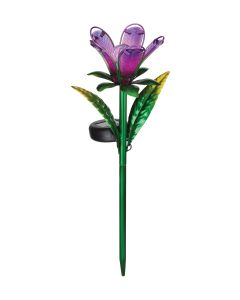 Mini Solar Stake - Lily Purple