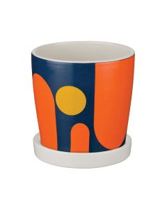 Mod Pot 4.5" - Blue