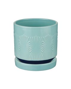 Mod Pot 4.5" - Blue Bloom