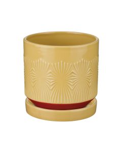 Mod Pot 4.5" - Mustard Bloom