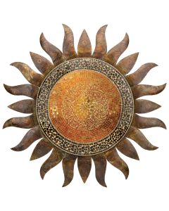 Gold Sun Wall Decor