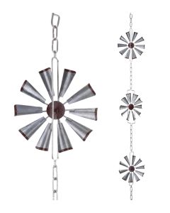Rain Chain - Windmill