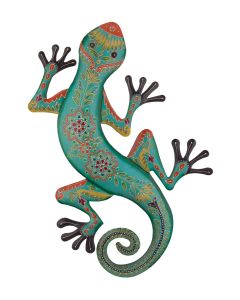 Maha Gecko Wall Decor 24" - Seafoam 