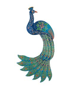 Peacock Wall Decor - Green