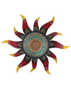 Sun Wall Decor - Red Multi