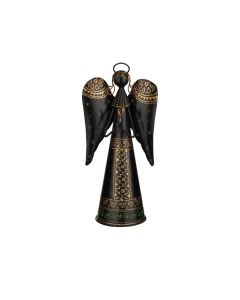 Angel Decor 16" - Black/Gold