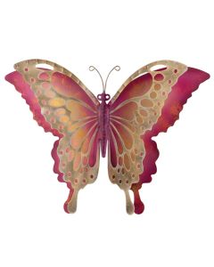 Butterfly Wall Decor 19" - Pink