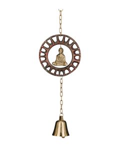 Cast Garden Bell - Buddha