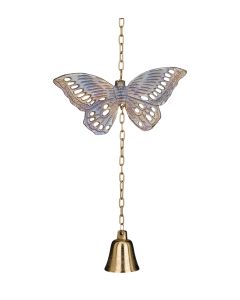 Cast Garden Bell - Butterfly