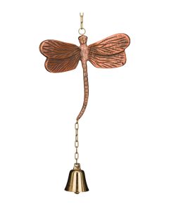 Cast Garden Bell - Dragonfly