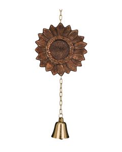 Cast Garden Bell - Sunflower