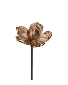 Cast Garden Stake - Poppy