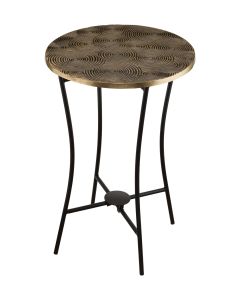 Cast Plant Stand - Gold Swirl