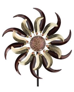 32" Wind Spinner - Burgundy Mosaic