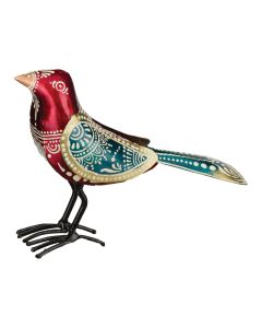 Henna Bird Decor - Red