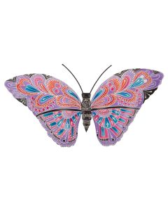 Henna Butterfly Wall Decor - Purple