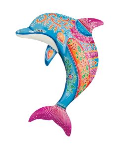 Henna Dolphin Wall Decor - Multi