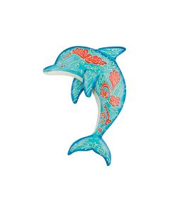 Henna Dolphin Wall Decor - Blue