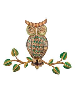 Henna Owl Wall Decor - Auburn