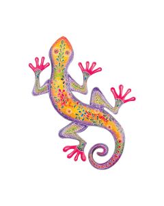 Maha Gecko Wall Decor 18" - Yellow