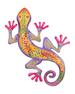 Maha Gecko Wall Decor 24" - Yellow