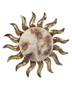 Champagne Sun Wall Decor 29"