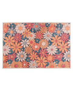 Area Rug 24"x36" - Retro Daisy