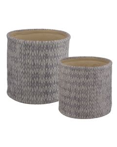 Utility Basket Set/2 - Silver Threads