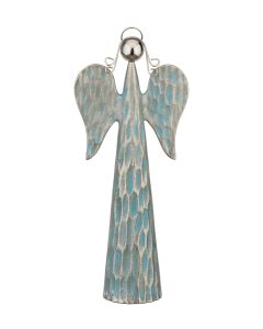 Cast Angel Sculpture - Silver Patina 