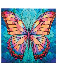 Vivare Wall Art 22"x22" - Kaleidoscope Butterfly