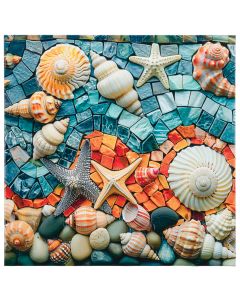 Vivare Wall Art 22"x22" - Coastal Treasures