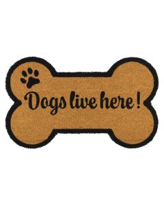 Doormat Coir - Dogs Live Here