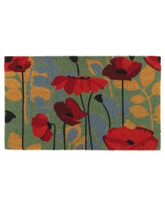 Doormat Coir - Poppy Garden